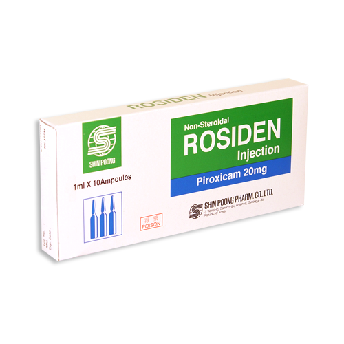 Rosiden Inj 20mg/ml 10 AMPS (P1S1S3)